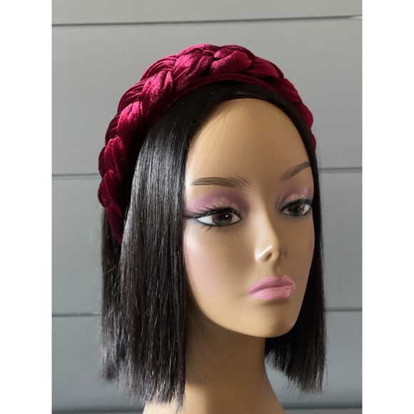 New Handmade Puffy Casual Weave comfy Purple Soft Headband Hair Accessory - Picture 6 of 12